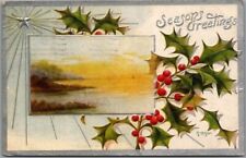 CHRISTMAS Embossed Postcard 