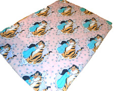 Vintage 90s Disney's Aladdin Princess Jasmine Reversible Comforter 62x82 picture