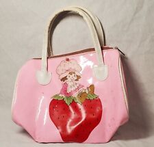 Vintage 70's 80's Strawberry Shortcake Purse Carry Handbag Pink Toy Rare HTF picture