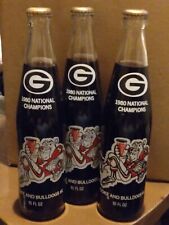 Georgia Bulldogs 1980 National Championship Commemorative Coca-Cola Bottles   picture