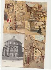 FIRENZE FLORENCE ITALY 300 Vintage Postcards Mostly Pre-1920 (L5614) picture
