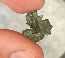 Moldavite 5.55 ct Besednice Crystal Unique Shape Certificate of Authenticity picture