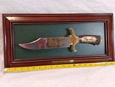 The Sportsmans 10 Point Buck Bowie Knife Franklin Mint By Rick Fields picture