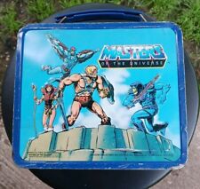 Vintage Aladdin 1983 He-Man Masters of the Universe Metal Lunchbox with Thermos picture