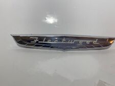 Vintage Fleetwood Cadillac Grill Interior Emblem Trim Badge Name Metal Chrome  picture
