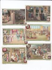 6 liebig cards - verdi and his works - san1082ted - issued in 1913 picture