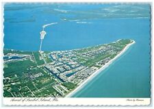 c1960's Aerial View Of Sanibel Island Florida FL Unposted Vintage Postcard picture