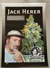 Vintage marijuana poster Jack Herer Amsterdam cannabis Emperor hemp Sensi cause picture