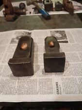 Vintage Set Of Blacksmith Flatter Hammer Heads 2 Inch picture