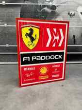 2019 Ferrari Official Paddocks F1 double side illuminated neon sign picture