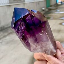 394G Natural Amethyst Quartz Crystal Single-End Terminated Wand Point Healing picture