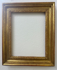 antique real gold leaf picture frame 13 x 16 3/4 closed corner handmade picture