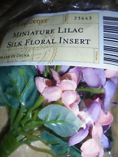Longaberger May Series Miniature Lilac Silk Floral Flowers for basket NEW picture