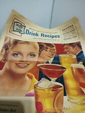 Drink Recipes Special Advertising Supplement to the Wahington Post March 1969 picture