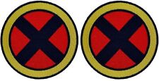 X-Men Classic Wolverine Logo Patch  | 2PC  IRON ON OR SEW ON  3