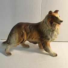 Vintage Porcelain Collie Lassie Dog Fine Features Smooth picture
