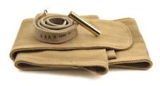 British Lee Enfield Sling Brass Oiler and Canvas Carry Case picture