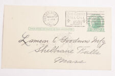 1926 Lamson Goodnow Postcard A H Loehr Red Cross Boston MA Ephemera L210G picture