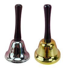 Hand Bell with Handle Elegant Super Loud Metal Hand Bell Service Bell picture