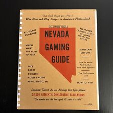 Rare 1965 Nevada Gaming Guide & Race Players’ Guide By Louis G Holloway picture