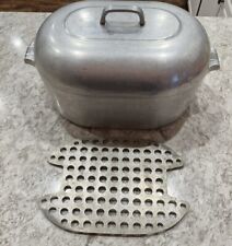 Vintage Wagner Ware Sidney-0-Magnalite Turkey Roaster 4269-M With Trivet picture