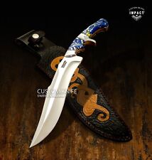 IMPACT CUTLERY RARE CUSTOM FULL TANG SUB HILTED BOWIE KNIFE RESIN HANDLE- 1600 picture