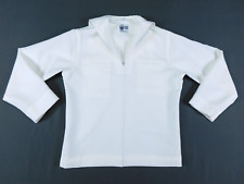 US Navy White Jumper 40 Regular Sea Cadet Service Dress Summer Polyester Uniform picture