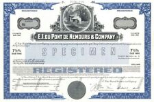 E.I. Du Pont de Nemours & Co. - Gun Powder and Munitions Specimen Stock Certific picture