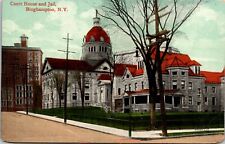 Court House And Jail, Binghampton, N.Y. New York Postcard Unp picture