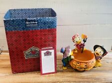 Jim Shore Disney Playing Tricks and Sharing Treats Halloween Bowl Duck Tales picture