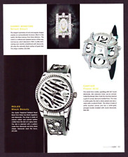 2008 Print Ad Women Watches Rolex Cartier Harry Winston picture