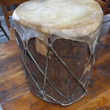 Wooden 2 Sided Skin Drum picture