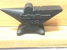 Smith & Wesson 1852 Cast Iron Anvil Salesman Sample Man Cave Decor Gunsmith Gift picture