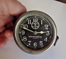 Vintage Antique  Automobile Car Clock KEYLESS AUTO CLOCK COMPANY picture