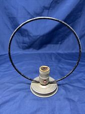 Antique Art Deco 1930s Chase Chrome Machine Age Round Ring Table Lamp picture