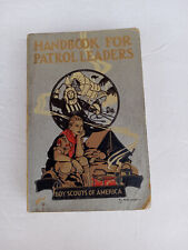 Boy Scouts of America Handbook for Patrol Leaders BSA Vintage WW2 Era 1941 picture