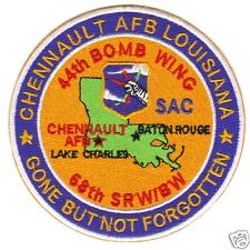 USAF BASE PATCH,  CHENNAULT AFB LA. 44TH BW, 68TH SRW, GONE BUT NOT FORGOTTEN    picture