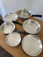 Vintage Vita Craft Cookware Set 6 Piece Made In USA Pots 5309 5200 & 5ply EUC picture