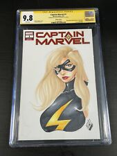 Captain Marvel 1 Signed And Sketched By Ryan Kincaid CGC 9.8 picture