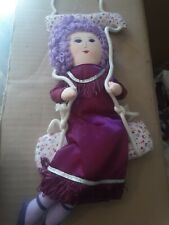 RUSS BERRIE & co HANGING SWINGING ANGEL PLUSH DOLL, RARE CRAFTS/KIDS, BAG86 picture