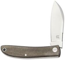 Fox Knives Brand Italy Livri folding knife stainless steel M390 Green Micarta picture