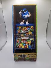 M&M’s Sweet Shop Blue Candy Dispenser With Scoop Candy Store Dispenser NIB picture