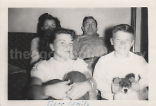Found Family Photograph bw  Original Snapshot VINTAGE 21 32 picture