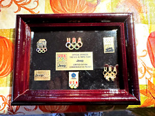 1992 JEEP LIMITED EDITION COMMEMORATIVE U.S OLYMPIC TEAM PIN SET IN ORIGINAL BOX picture