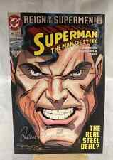 Superman: Man Of Steel #25 Signed 3358/10000 W/COA picture