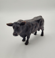 Schleich Black Angus Bull Cow Figure Realistic Farm Animal Learning Toy 2003 picture