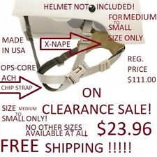 Helmet Chin Strap Retention System HEAD-LOC Small Tan OPS-CORE ACH New picture