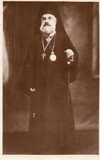 OLD ROMANIA SENIOR PRIEST VICAR PLATON CIOSU WITH ORDERS AND MEDAL TOP PHOTO picture