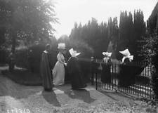 Queen Mary Meets The Nuns At Maynooth College In County Kildare Old Photo picture