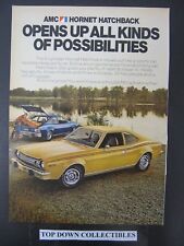 AMC Hornet Hatchback  Classic  Automobile Full  Advertising Page    picture